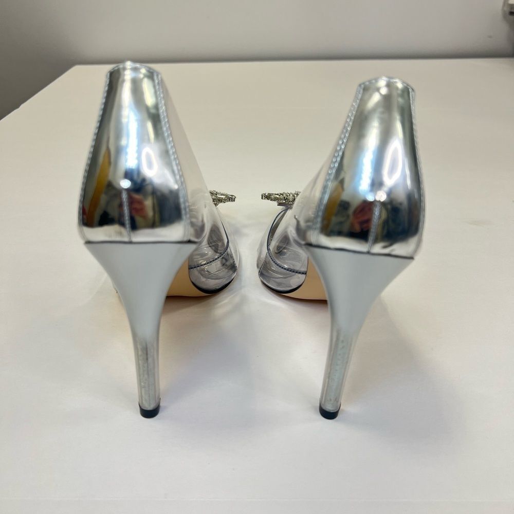 Good American Women’s Glass Cinder-f*cking-rella Pump Size 9.5 - Picture 5 of 8